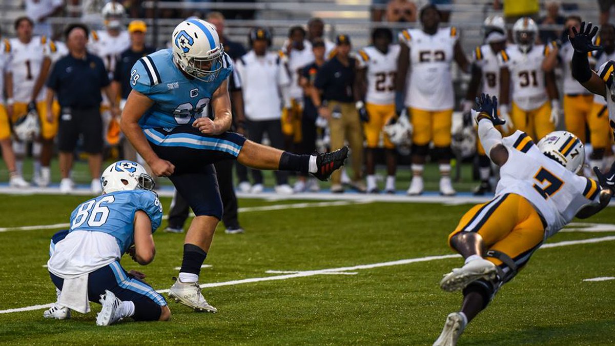 Colby Kintner hit a FG as time expired to lead The Citadel past ETSU 20-17