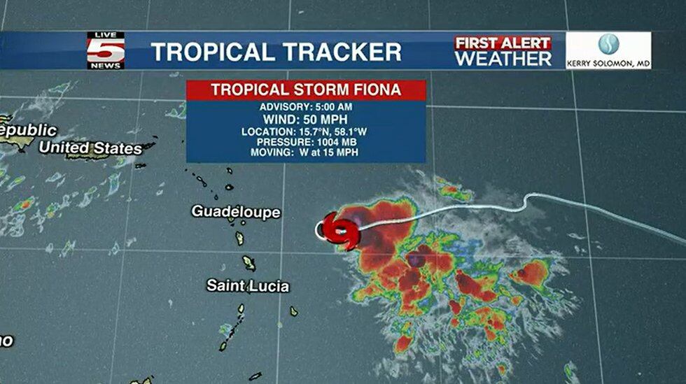 Computer models show uncertainty over Fiona’s path next week