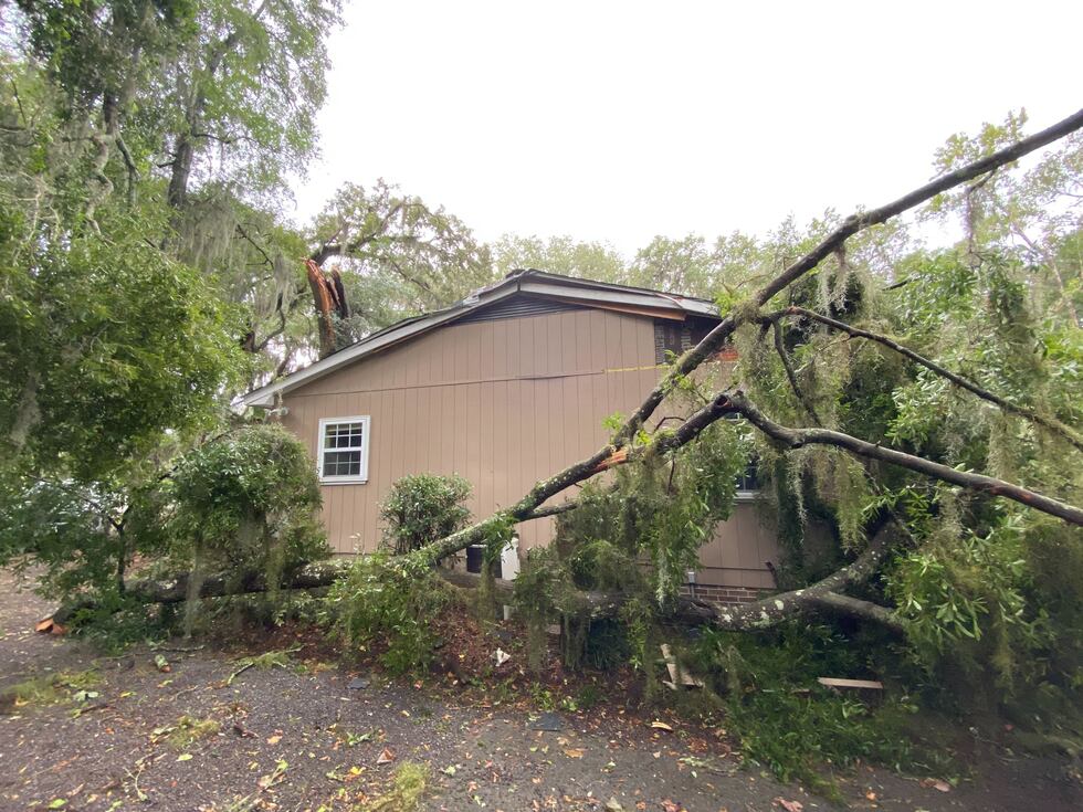As tropical storm Idalia made it through the South Strand, a tornado touched down and knocked...