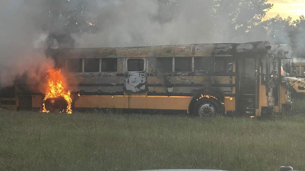 Firefighters with the C&B Fire Department responded to the area of Von Oshen Road where they...