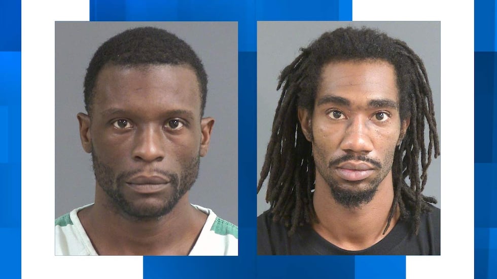 Anton Shamir Polite, 34, of North Charleston, (left) is charged with five counts of...