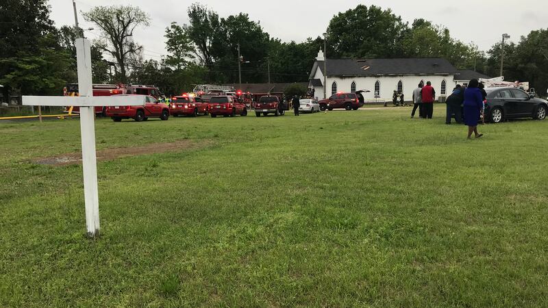 Fire crews were dispatched to Noah’s Arc Missionary Baptist Church, located at 2158 Keever...