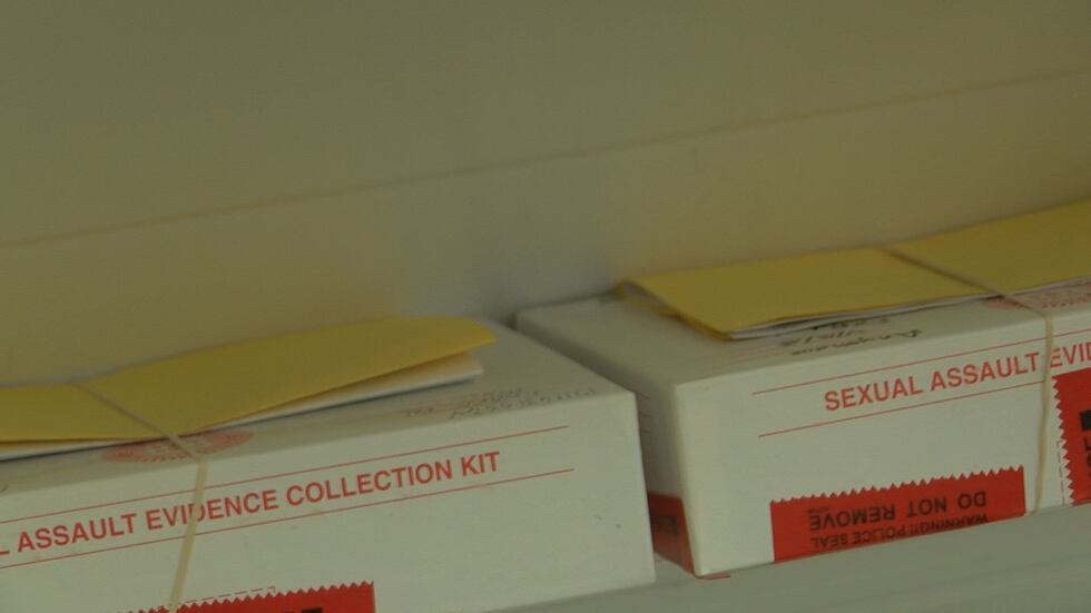 A sexual assault kit is created by medical professionals in order to preserve any DNA evidence...