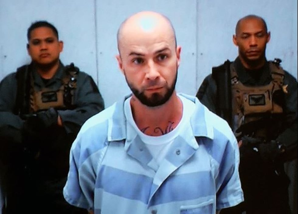 Thomas Evans waived a hearing before a bond judge Wednesday on 7 state charges in the Johns...