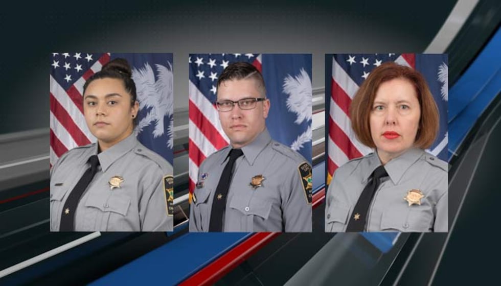 Deputy Emily Pelletier (left), deputy Jonathon Rand (middle) deputy Joy DeSomber (right).