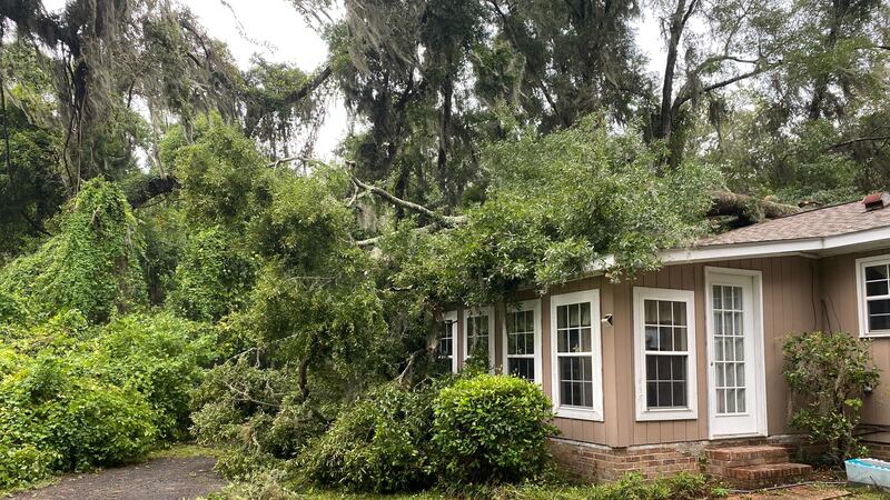 As tropical storm Idalia made it through the South Strand, a tornado touched down and knocked...