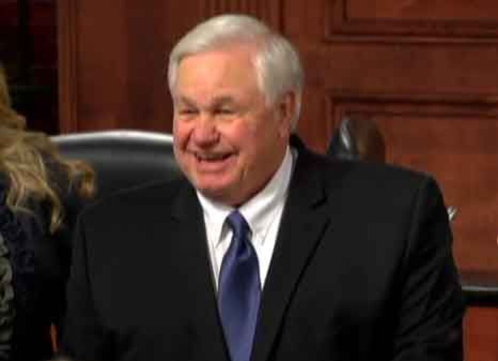 Mayor Keith Summey being sworn in on Tuesday. (Source: WCSC)