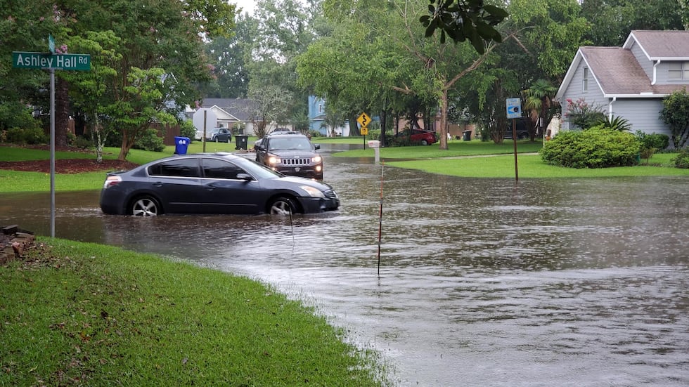 Live 5′s photojournalist Landon Boozer was on the corner of Ashley Hall Road and Sandcroft...