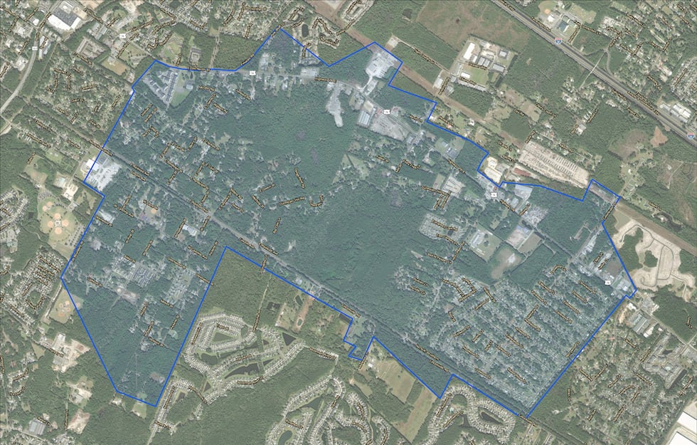 The Charleston Water System says 1,000 customers who live in an area bordered by Berrywood...