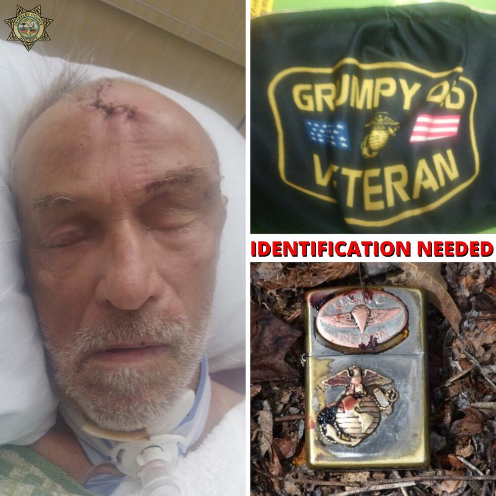 The sheriff’s office has labeled the man as “Joe Doe” since deputies say he is unable to...