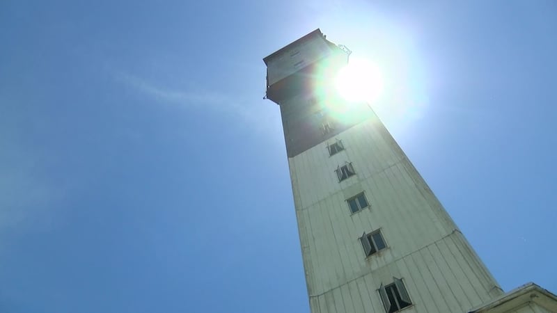The Sullivan's Island lighthouse stands tall on Saturday (Source: Live 5)