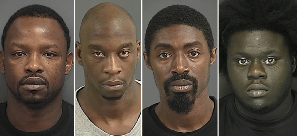 Julius Brown, Ryan Deleston, Bryan Rivers and George Brown. (Source: CCDC)