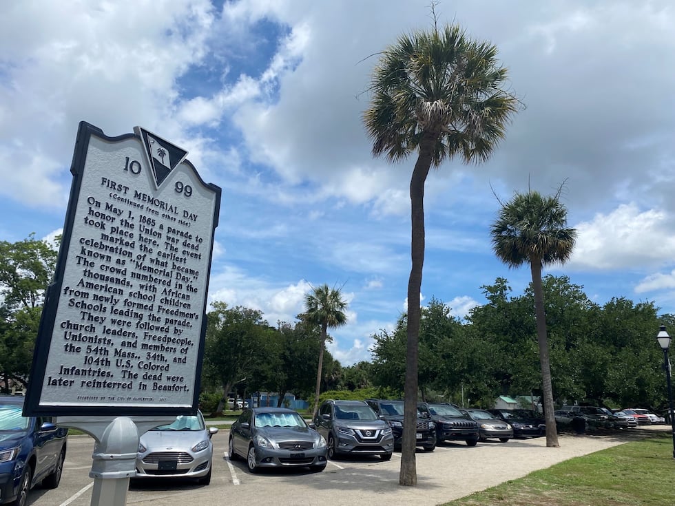 According to the marker, thousands came together to celebrate, with African American school...