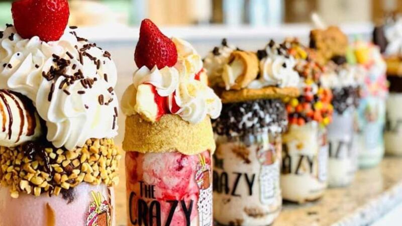 The Crazy Mason Milkshake Bar opened its new Mount Pleasant location Wednesday afternoon.