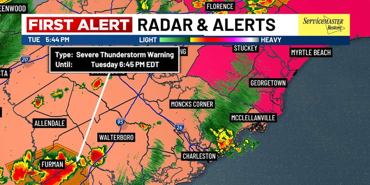 FIRST ALERT Severe thunderstorm warnings expire for 3 Lowcountry counties