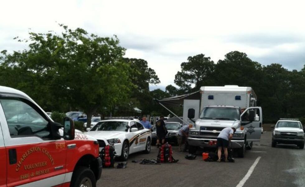 Search crews prepare to comb the waters.