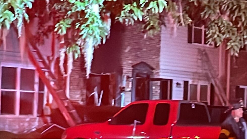 Two fire agencies responded to a fire at a condominium in Charleston on Sunday evening.