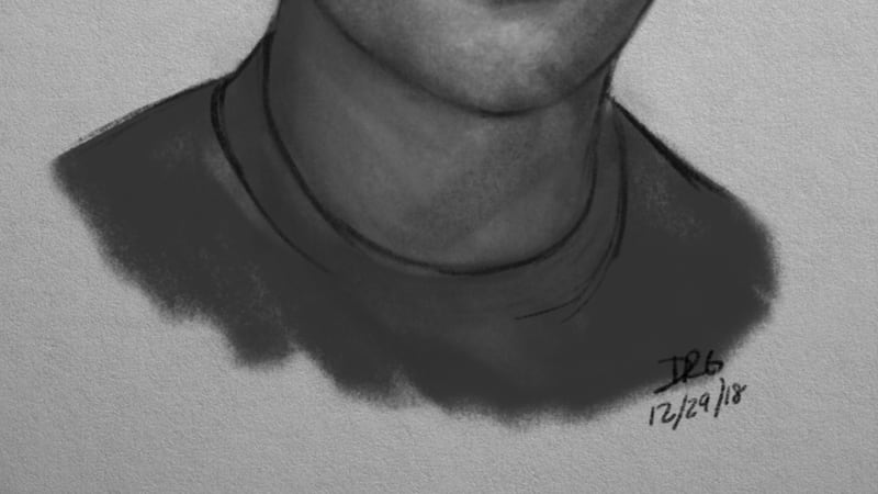 Composite sketch of armed robbery suspect (Source: OCSO)