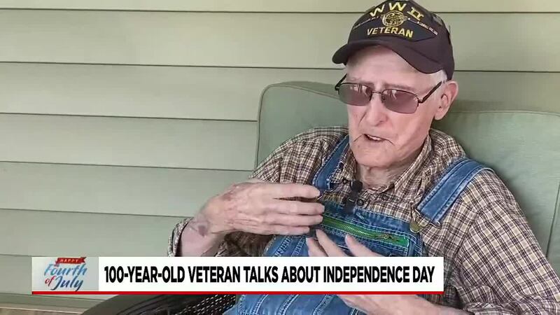 Clifford Dill of Piedmont says for him, July 4th is now about celebrating the little things....