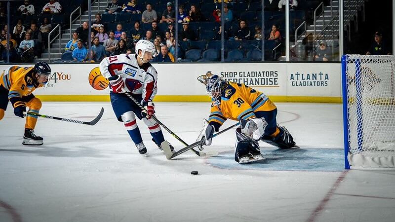 The Stingrays suffered a loss on Sunday afternoon to the Atlanta Gladiators 4-2