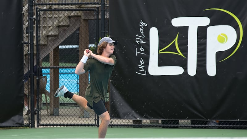 Daniel Island's Jake Smith took part in the LTP Challenger Tournament in Mt. Pleasant on...